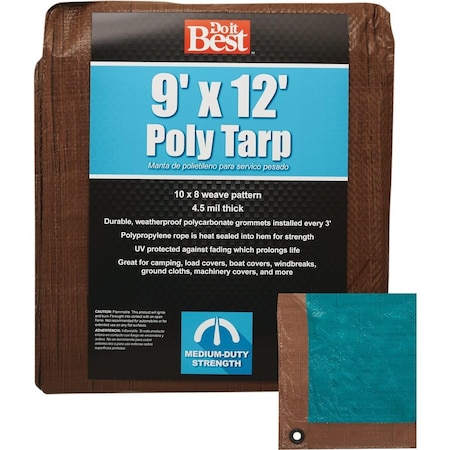 All-Source Medium Duty Tarp, Brown 764353